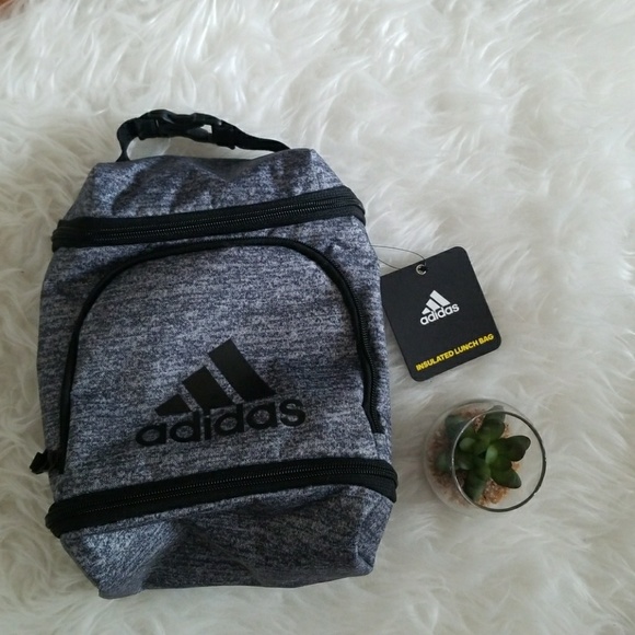 Adidas Gray Insulated Lunch Bag
